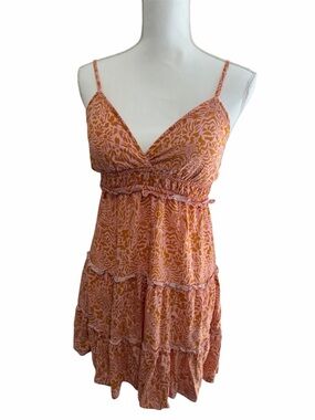No Boundaries Pink Floral Smocked Waist Dress